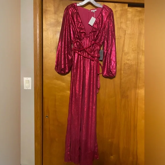 BTFL- LIFE Liza sequin long sleeve Jumpsuit - Picture 6 of 8